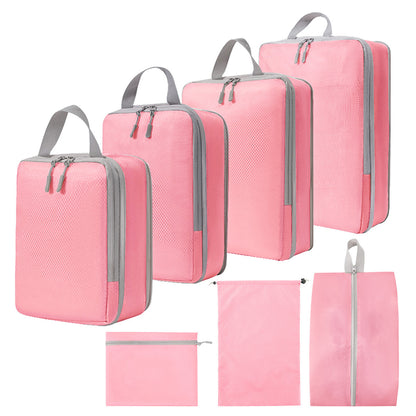 Compression Travel Storage Bag Set  Business Trip Travel Clothing Sorting Storage Toiletry Bag Set