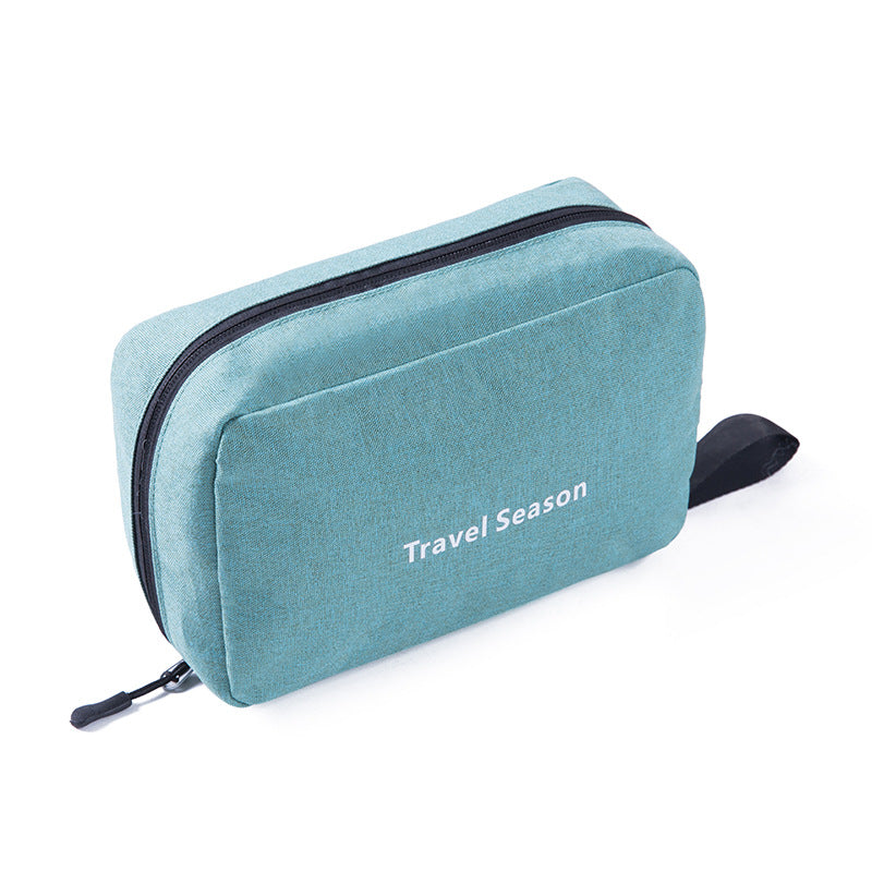 Portable Handheld Hook Wash Bag Cationic Large Capacity Cosmetic Storage Bag for Business Trips and Travel