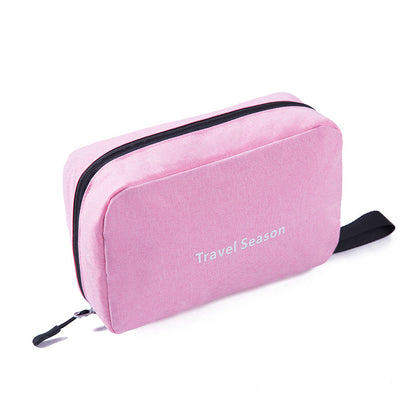 Portable Handheld Hook Wash Bag Cationic Large Capacity Cosmetic Storage Bag for Business Trips and Travel