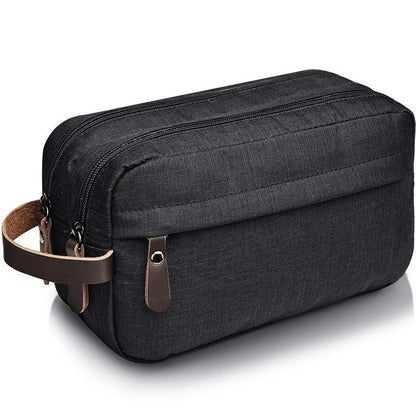 Men's Toiletry Makeup Bag Large Capacity Travel Waterproof Nylon Handheld Cosmetic Storage Bag