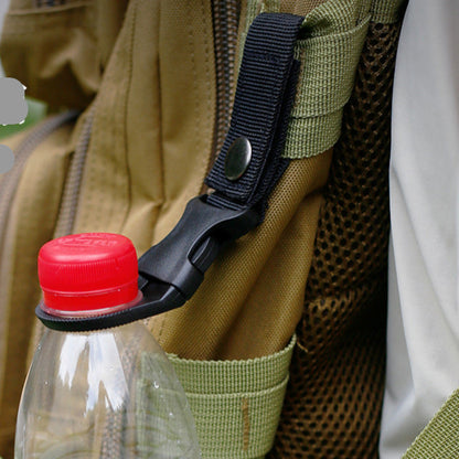 Outdoor Tactics Nylon Beverage Bottle Ribbon Hanging Multifunctional Climbing Button Carabiner Portable Water Bottle Hanging Buckle Mineral Water Clipped Button