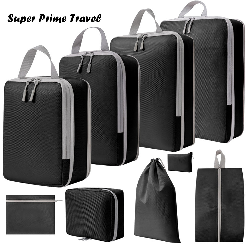 Compression Travel Storage Bag Set  Business Trip Travel Clothing Sorting Storage Toiletry Bag Set